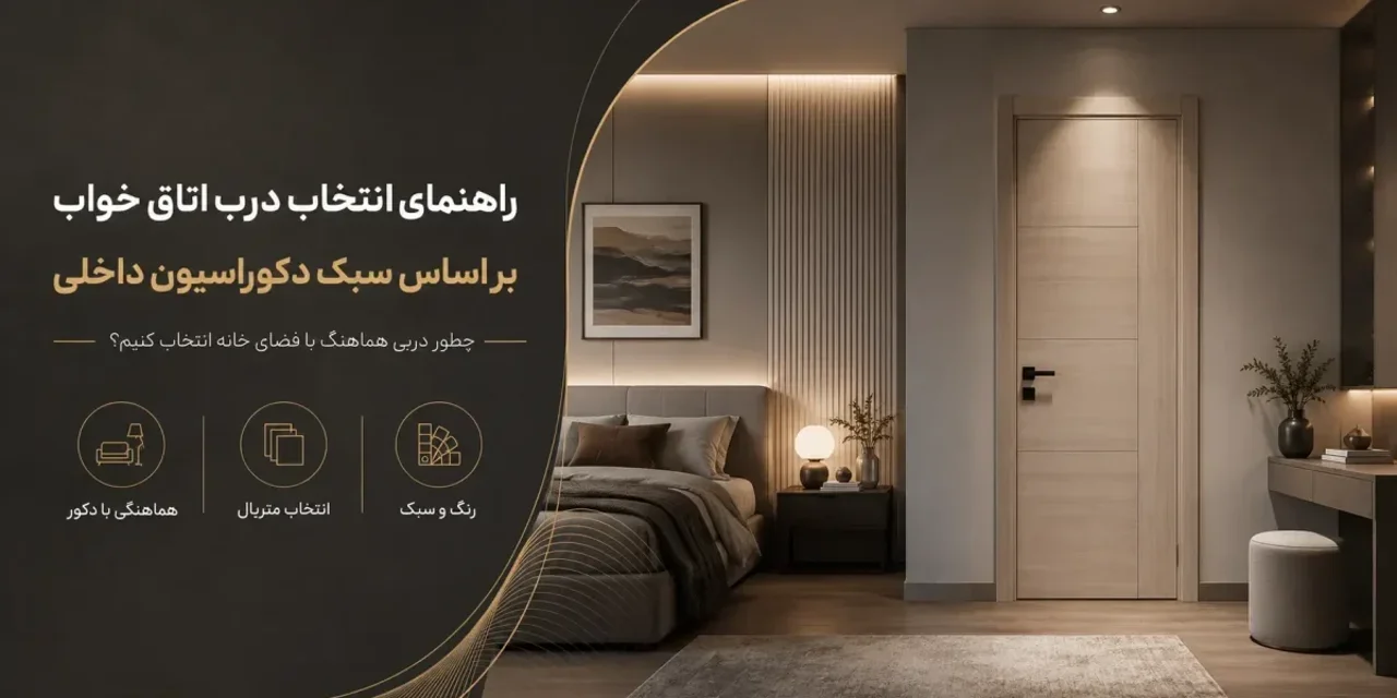 اصول هماهنگی درب اتاق خواب با معماری و دکوراسیون داخلی